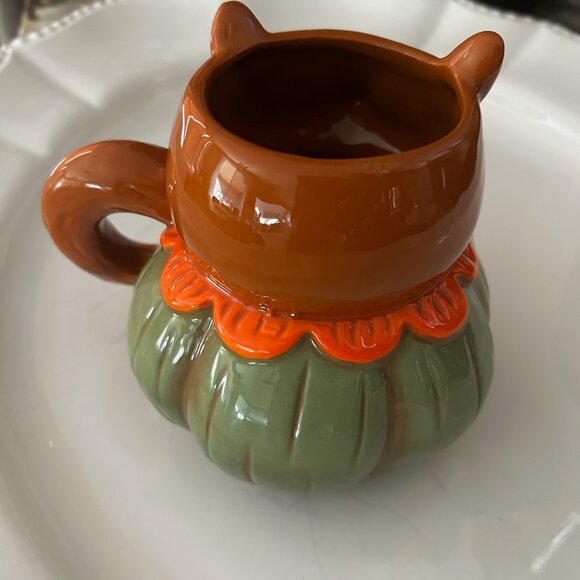 New Johanna Parker Halloween Fox Harvest Mug Fall Thanksgiving Mugs - Picture 4 of 12